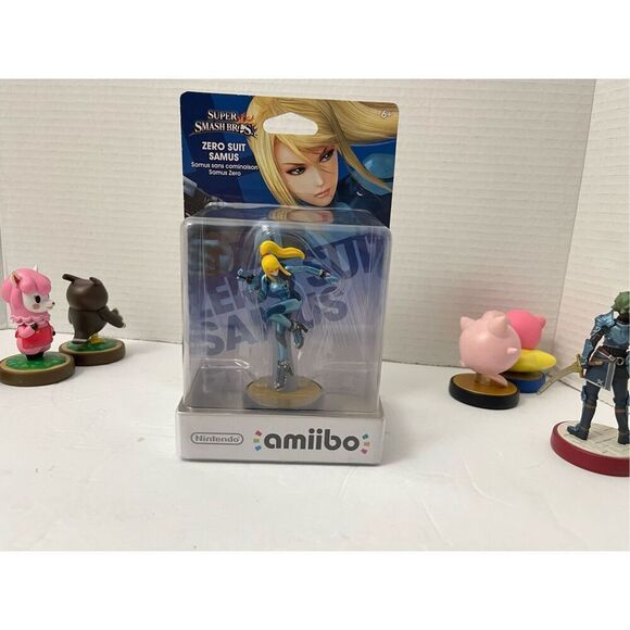 Amiibo Lot Jigglypuff Alm Kirby Zero Suit Samus Kapp’n Reese Blathers - Picture 9 of 10